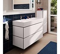 Meuble sous-vasque Hansgrohe Xilesa E 54264700 1180x470mm, 2 tiroirs, blanc mat