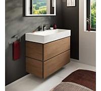 Hansgrohe Meuble sous-lavabo Xilesa E – 2 tiroirs PushOpen – 980×470×620 mm – Chêne Cachemire