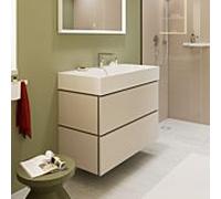 Meuble Pour Lavabo Encastrable Hansgrohe Xilesa E 980/470, 2 tiroirs, PushOpen Beige sable mat 54297780