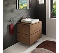 hansgrohe Xilesa E meuble sous-lavabo, 2 tiroirs, pour console découpe au centre, 780x550x620mm, 54299550, Couleur: Chêne Cachemire
