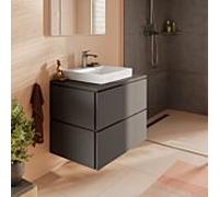 Meuble sous-vasque Hansgrohe Xilesa E 54299760 2 tiroirs sans PushOpen, 780 x 550 mm, gris ardoise mat