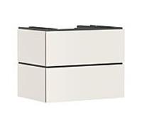 Meuble sous-vasque Hansgrohe Xilesa E 54300780 2 tiroirs avec PushOpen, 780 x 550 mm, beige sable mat
