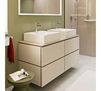 Meuble Pour Lavabo Encastrable Hansgrohe Xilesa E 1375/550, 4 tiroirs, ou pour consoles Beige sable mat 54305780