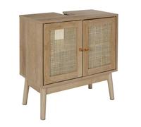 Meuble Sous Vasque - Home Deco Factory - Bali - épuré - Marron - H70 X L60 X P30 Cm