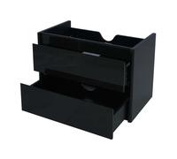 Mendler Meuble sous-vasque HWC-B19 brillant Soft-Close 50 x 60 cm noir