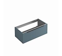 Meuble sous-vasque Kludi ICOS 50S100O3 mural, 100 x 50 x 35 cm, bleu sarcelle mat