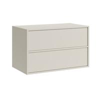 Meuble sous-vasque Mali 80 cm x 46 cm - Beige - Meuble de salle de bain - Meuble sous-vasque suspendu
