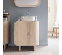 Meuble sous vasque manguier