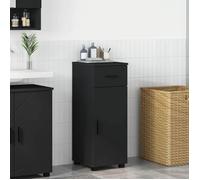 Meuble sous vasque - meuble vasque integree Vidaxl Cabinet de salle de bain avec tiroir Noir 30 x 35 x 80 cm