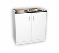 Meuble sous-vasque simple 80x50 blanc