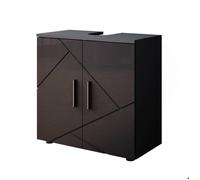 Meuble sous vasque simple Irma, 60x59cm, Anthracite Haute brillance, Vicco 34522