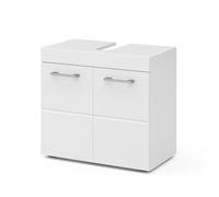 Vicco Meuble sous Vasque Simple Luna, Blanc, 60x56cm