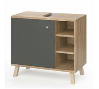 Meuble vasque Meuble sous-vasque Meuble de salle de bain Senyo Anthracite Vicco