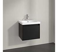 Meuble sous-vasque Skyla Villeroy und Boch C78300VL 52,2 x 43,6 x 42,4 cm, noir volcan