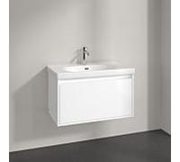 Meuble sous-vasque Skyla Villeroy und Boch C78600VE 2000 coulissant, 772 x 436 x 439 mm, blanc brillant