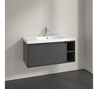 Meuble sous-vasque Skyla Villeroy und Boch C79100VR 2000 coulissant, 972 x 436 x 439 mm, graphite
