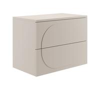 Meuble sous vasque suspendu avec planche - Beige - 80 cm - VUTOMA