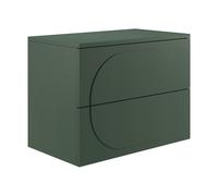 Meuble sous vasque suspendu avec planche - Vert - 80 cm - VUTOMA