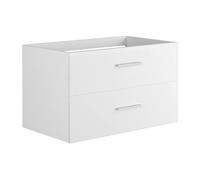 Vente-unique - Meuble sous Vasque Suspendu - Coloris Blanc - 80 cm - Kayla