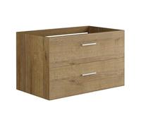 Meuble sous vasque suspendu - Coloris naturel clair - 80 cm - KAYLA