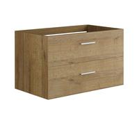 Meuble sous vasque suspendu - Coloris naturel clair - 80 cm - KAYLA