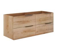 Meuble sous vasque suspendu - Naturel clair - 120 cm - NISAYA