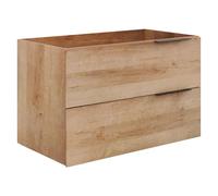 Vente-unique-Meuble sous Vasque Suspendu - Naturel Clair - 80 cm - NISAYA