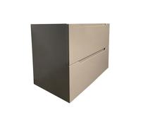 Meuble sous vasque suspendu - Taupe - 80 cm - STEFANIE