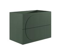 Meuble sous vasque suspendu - Vert - 80 cm - VUTOMA