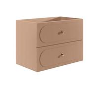 Vente-unique - Meuble sous Vasque Suspendu - Vieux Rose - 80 cm - SATOBAL