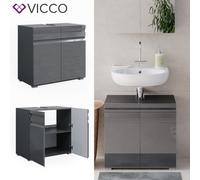 Meuble sous-vasque VICCO FREDDY meuble sous-vasque, anthracite brillant