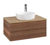 Meuble sous-vasque Villeroy & Boch Antao 800x360x500mm L19151HM avec éclairage avec structure FK/AP: HM/1