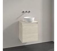 Meuble sous-vasque Villeroy und Boch Collaro C148B0AA 50x54,8x38cm, meuble sous-vasque centré, éclairage LED 3,4W, chêne blanc