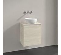 Villeroy & Boch V&B Meuble sous-lavabo Collaro 50x54,8x38 cm, WT mi, LED 3,4 W, blanc Oa, charnière droite Quantité:1