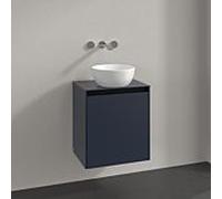 Meuble sous-vasque Villeroy und Boch Collaro C149B0VQ 50 x 54,8 x 38 cm, meuble sous-vasque centré, éclairage LED 3,4 W, bleu marine