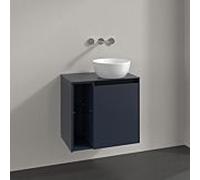 Meuble sous-vasque Villeroy und Boch Collaro C151B0VQ 60x54,8x38cm, vasque à droite, éclairage LED 2,9W, bleu marine