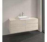 Villeroy & Boch V&B Collaro Meuble sous lavabo 140x54,8x50 cm, avec WT, LED 10W, blanc Oa Quantité:1