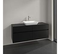Meuble sous-vasque Villeroy und Boch Collaro C116B0VM 140x54,8x50cm, pour vasque centrale, éclairage LED 10,4W, taupe
