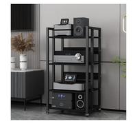 Meuble stéréo autonome à 4/5/6 niveaux pour lecteur de disque, haut-parleur, amplificateur et récepteur, unité centrale de divertissement pour salon et club