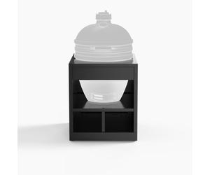 Meuble Support Kamado noir pour cuisine Forge Adour