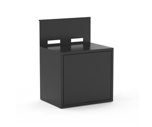 Meuble Support Plancha noir 80cm Forge Adour