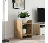 Meuble support pour plante Vidaxl Support de Plante 2 pcs Chêne Artisanal 30 x 30 x 40 cm