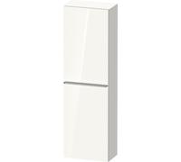 Meuble Suspendu Duravit D-Neo demi-colonne, porte gauche, poignée inox 1320mm Blanc brillant DE1318L70220000