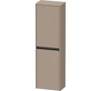 Meuble Suspendu Duravit Ketho.2 demi-colonne, 2 portes gauche, poignée anthracite 1320mm Lin Mat K21319L75750000