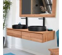 Meuble suspendu teck massif 150cm khaléï