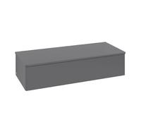 Meuble Suspendu Villeroy et Boch Antao 1 tiroir 1200x268x500mm Anthracite Matt Laquered/Warm Walnut