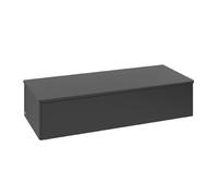 Meuble Suspendu Villeroy et Boch Antao 1 tiroir 1200x268x500mm Black Matt Laquered/Honey Oak