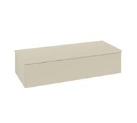 Meuble Suspendu Villeroy et Boch Antao 1 tiroir 1200x268x500mm Silk Grey Matt Lacquer