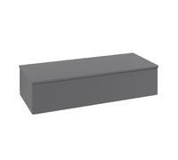 Meuble Suspendu Villeroy et Boch Antao avec Structure 1 tiroir 1200x268x500mm Anthracite Matt Laquered/Warm Walnut
