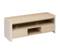Meuble télé 2 tiroirs Roundy 120 cm ivoire 5five